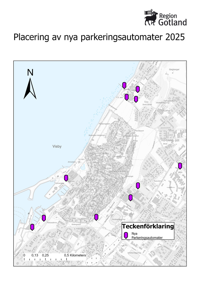 Parkeringskarta Visby