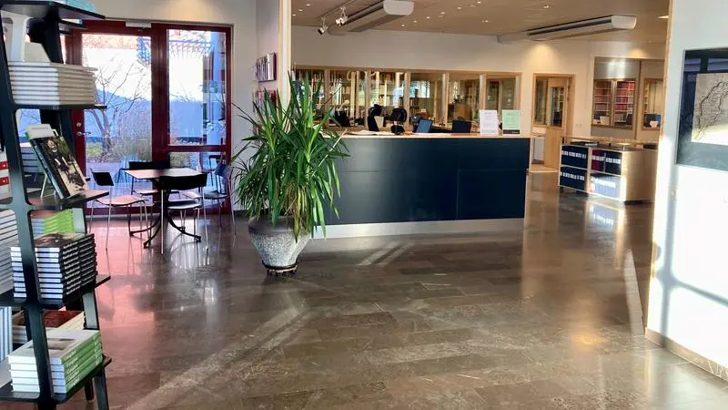 Besökstorget på Arkivcentrum Gotland