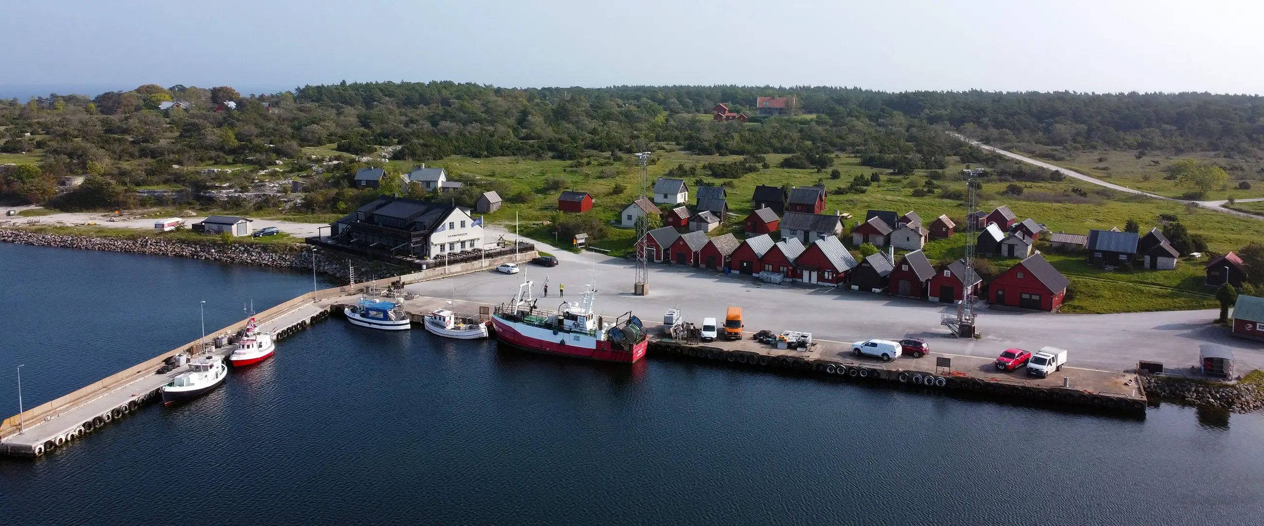 Vy över Herrvik, Gotland