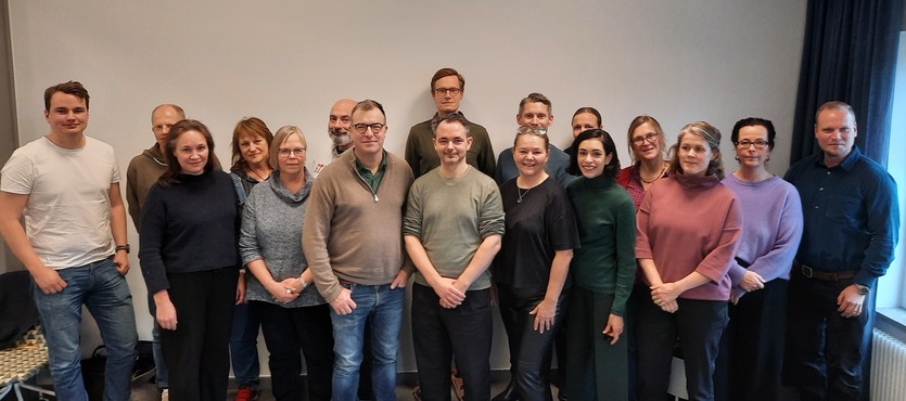 Gruppfoto av deltagare