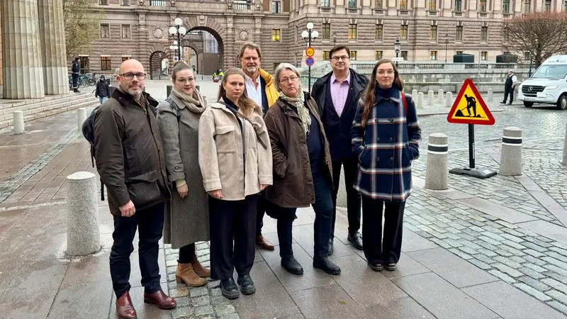 Gotlands priskommission besökte Sveriges riksdag