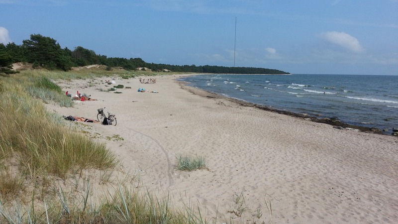 Skala sand badplats