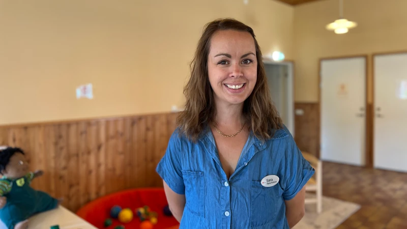 Sara Lexell är förskollärare på de öppna förskolorna på Gotland.