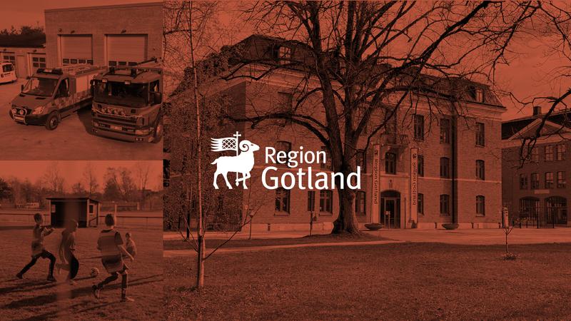 Fotokollage med bland annat Rådhuset i Visby