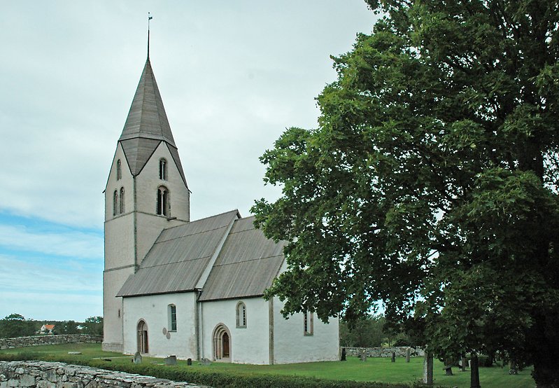 Vyn över kyrkan.
