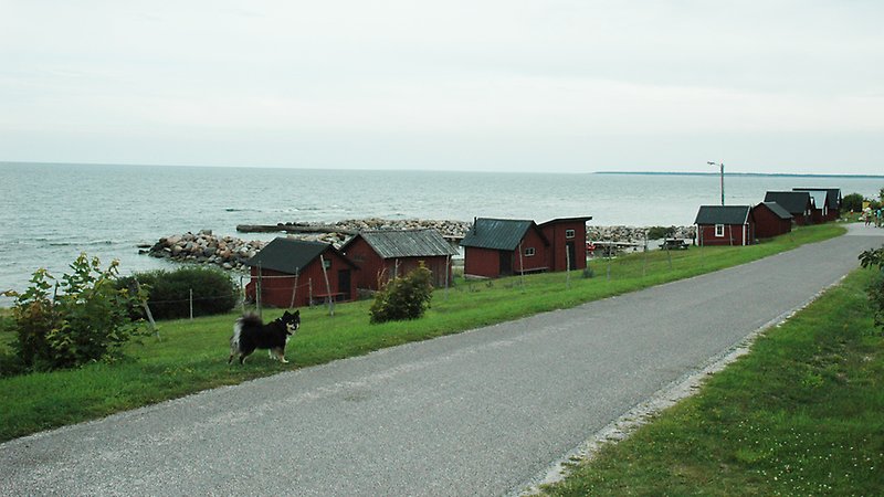 Hall fiskeläge i Hall